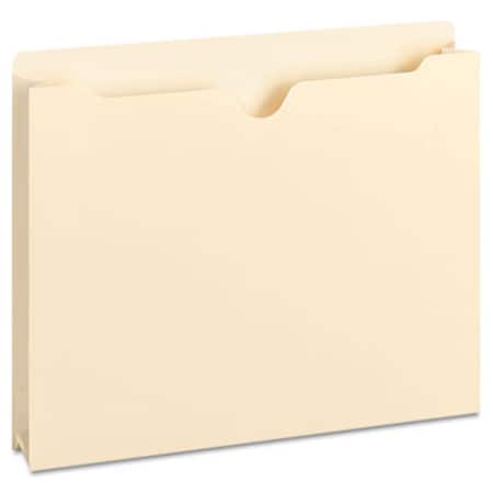 Made-To-Stick 2-Ply Top File Jackets  2 in. Accordion Expansion  Letter  11 Point Manila  50-Box MA711551